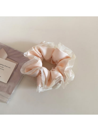 Gifty - Elegant Satin Mesh Scrunchie