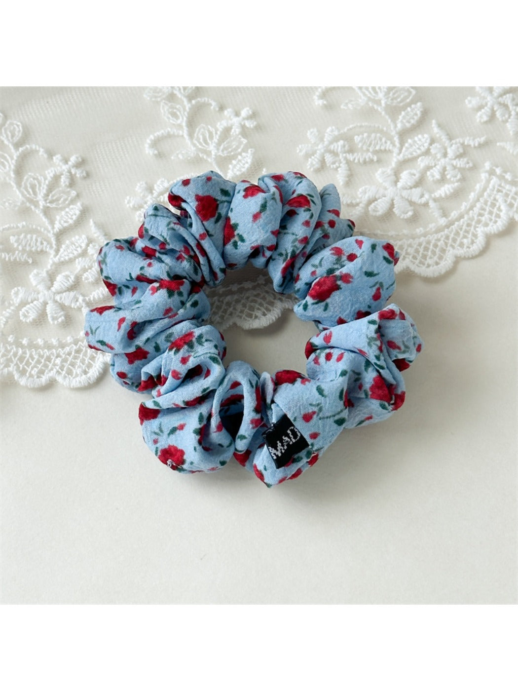 Gifty - Floral Print Fabric Hair Ties