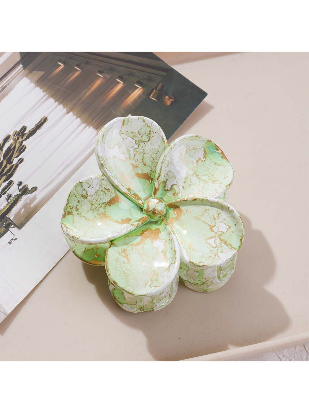 Beau - Beautiful Marble Pattern Hair Clip