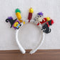 Gifty - Plush Halloween Skull Pumpkin Spider Headband