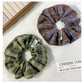 Gifty - Elegant Forest Plaid Scrunchie