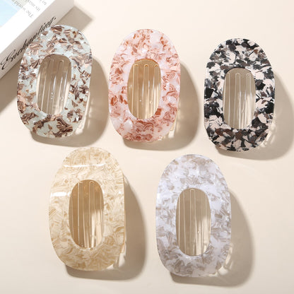 Beau - Women's Acetate Oval Hair Clip