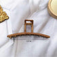 Beau - Cross Loop Alloy Geometric Hair Claw Clip