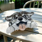 Beau cartoon puppy claw clip showing smooth finish and color
