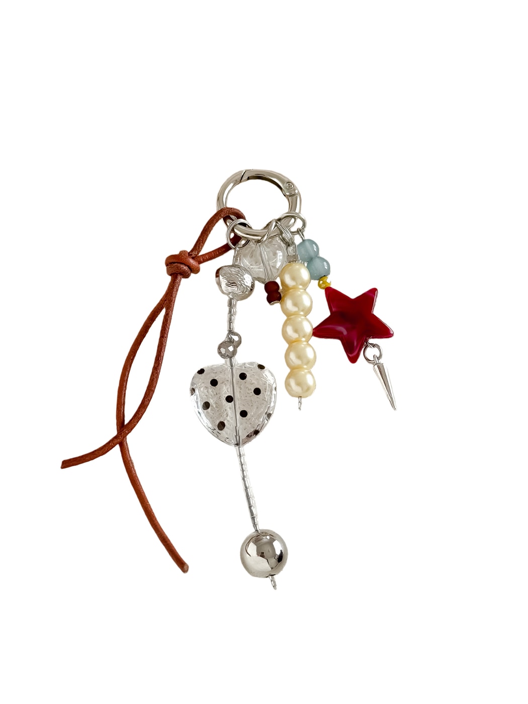 Keypus - Decorative Beaded Star Bag Charm Keychain
