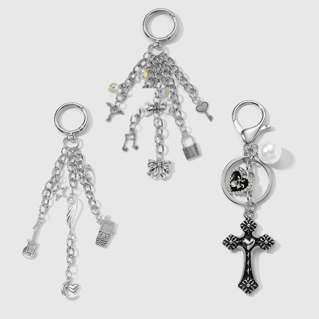 Keypus - Y2K Style Retro Cross Keychain