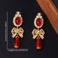 Earedge - Vintage Bow Drop Stud Earrings