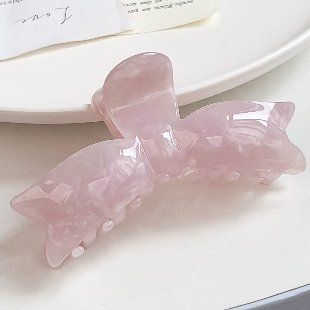 Beau - Elegant Bow Shape Acetate Hair Claw Clip