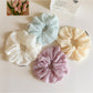 Gifty - Lace Cutout Polyester Fabric Scrunchie
