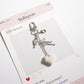 Keypus cute cartoon bag charm keychain with smiling character design