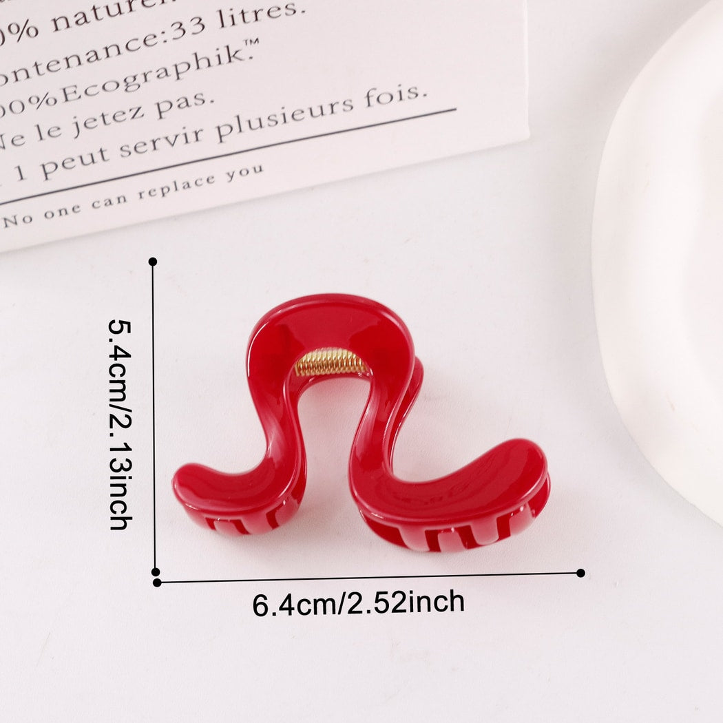 Beau - Elegant Geometric Fashion Solid Claw Clip