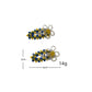 Beau - Floral Beaded Drop Shape Hair Clip