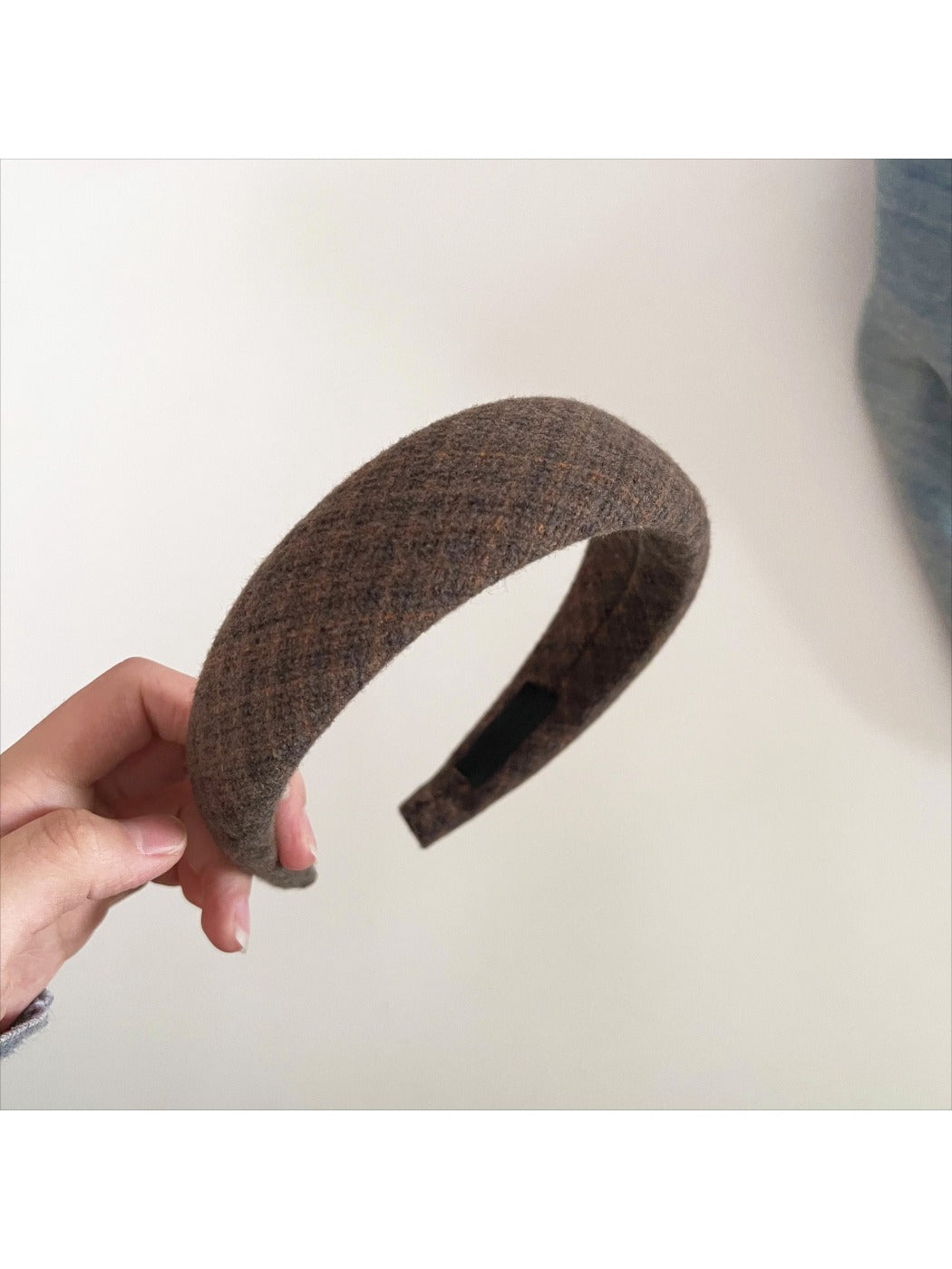 Gifty - Vintage Plaid Hair Hoop
