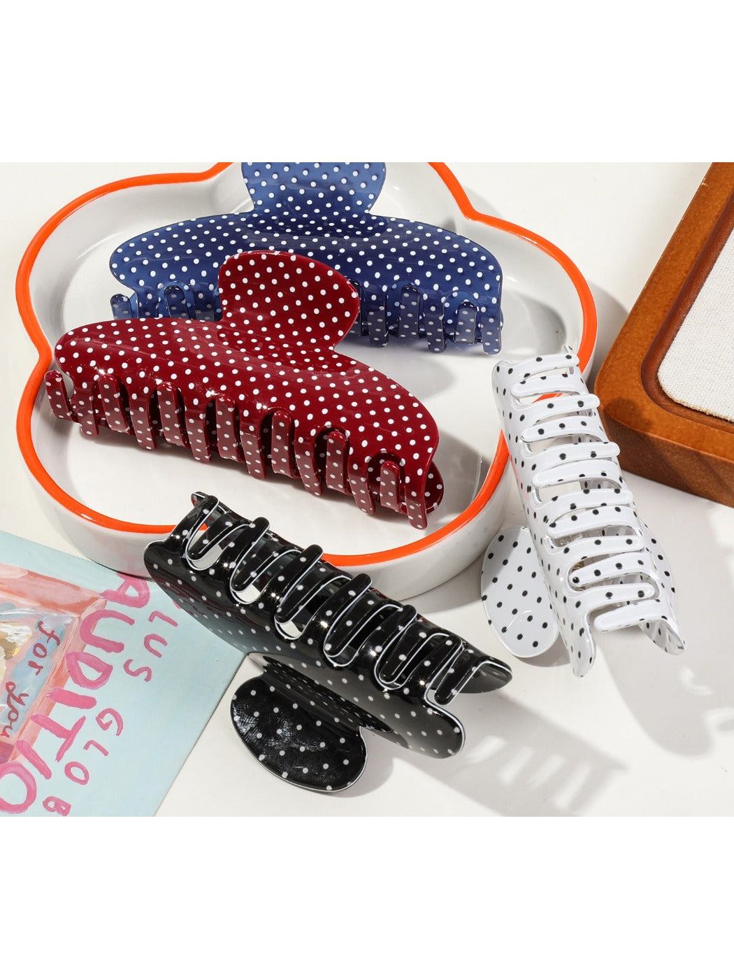 Beau - Polka Dot Hair Clip