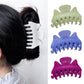 Beau - Solid Plush Textured Fashion Claw Clip