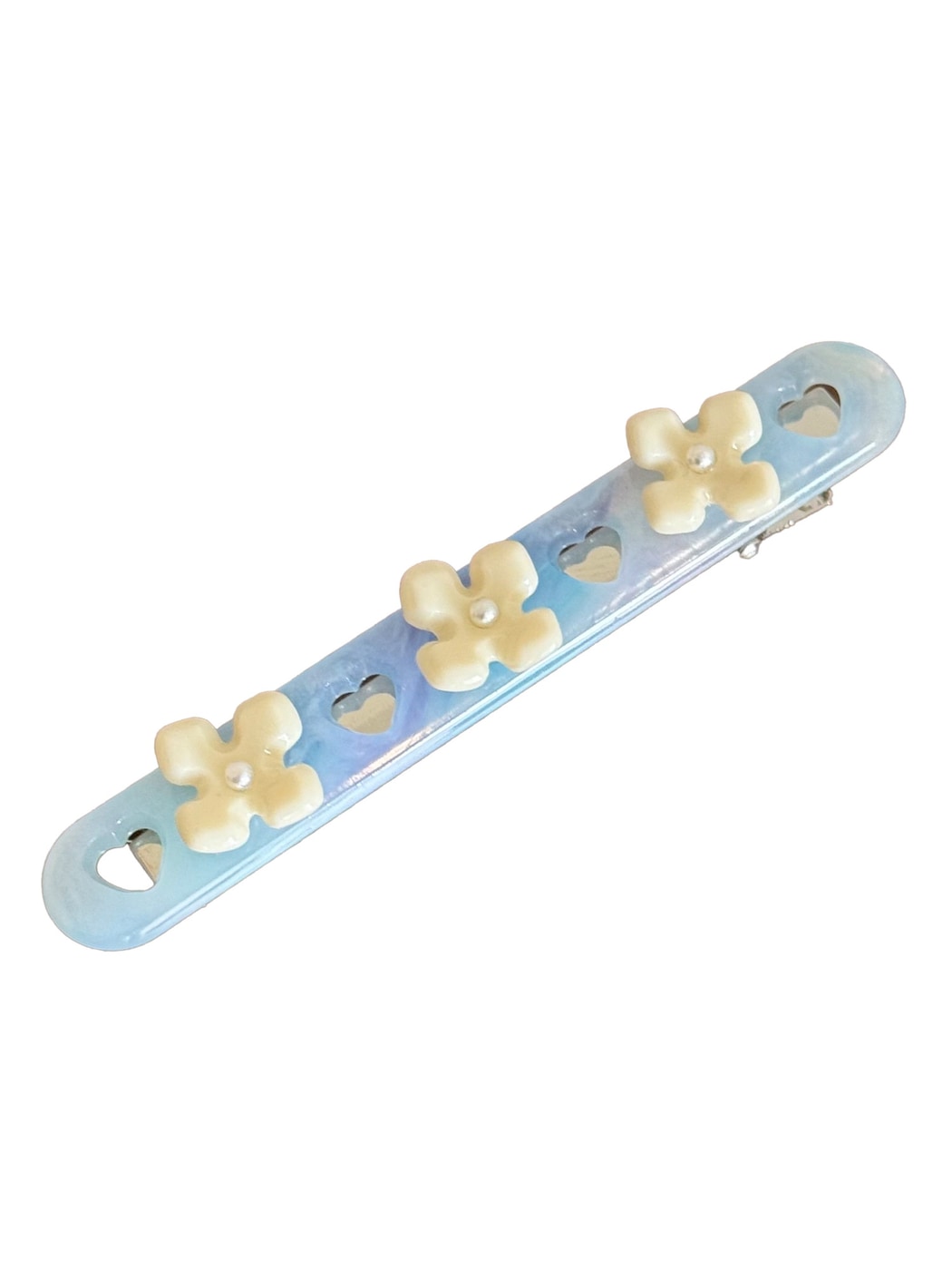Beau - Sweet Floral Acetate Side Bangs Hair Clip