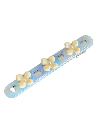Beau - Sweet Floral Acetate Side Bangs Hair Clip
