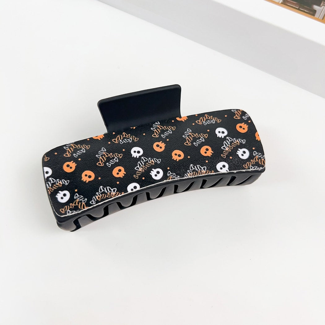 Beau - Halloween Ghost Print Claw Clip