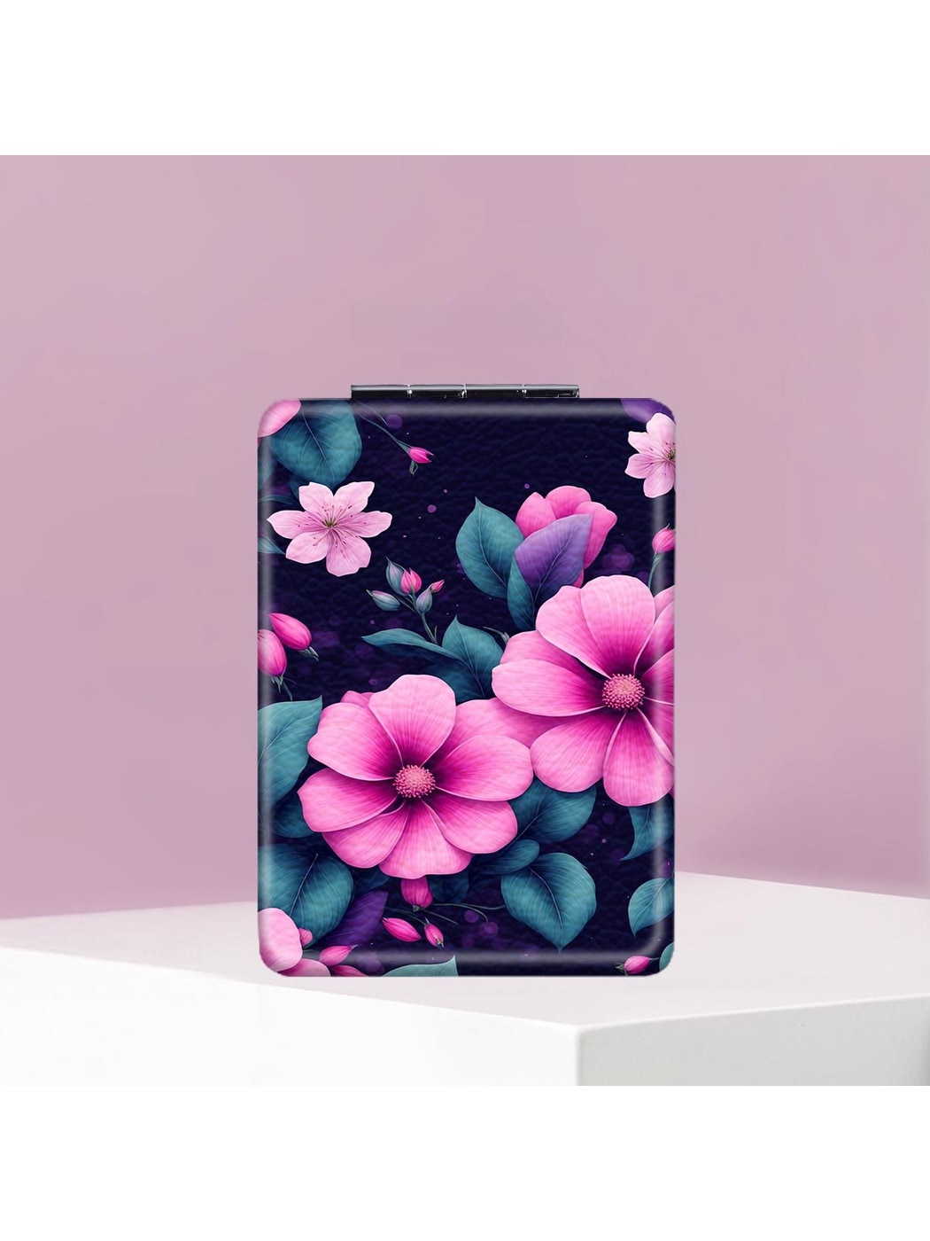 Mirroray - Floral Print Folding Makeup Mirror