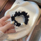 Gifty - Ruffle Trim Knit Finish Elastic Scrunchie