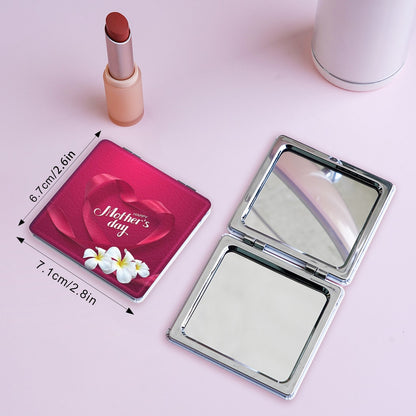 Mirroray - Rectangle Compact Glass Touch Up Makeup Mirror