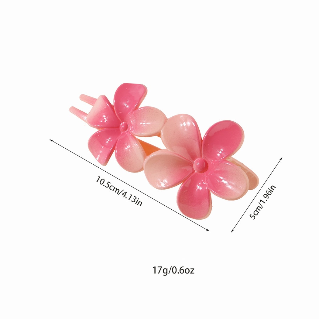 Beau - Gradient Flower Duckbill Side Hair Clip
