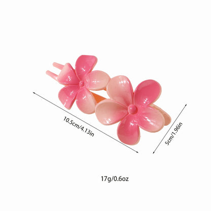 Beau - Gradient Flower Duckbill Side Hair Clip