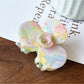 Beau - Geometric Flower Acetate Fiber Hair Claw Clip