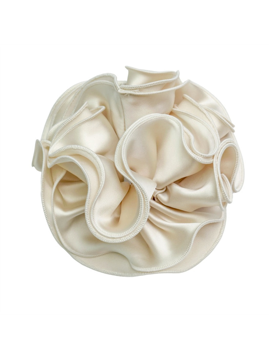 Gifty - Lace Trim Satin Scrunchie Hair Tie