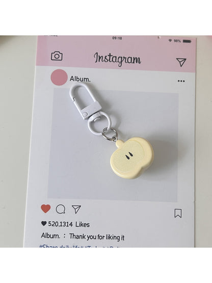 Keypus - Cute Half Apple Bag Charm Keychain Accessory
