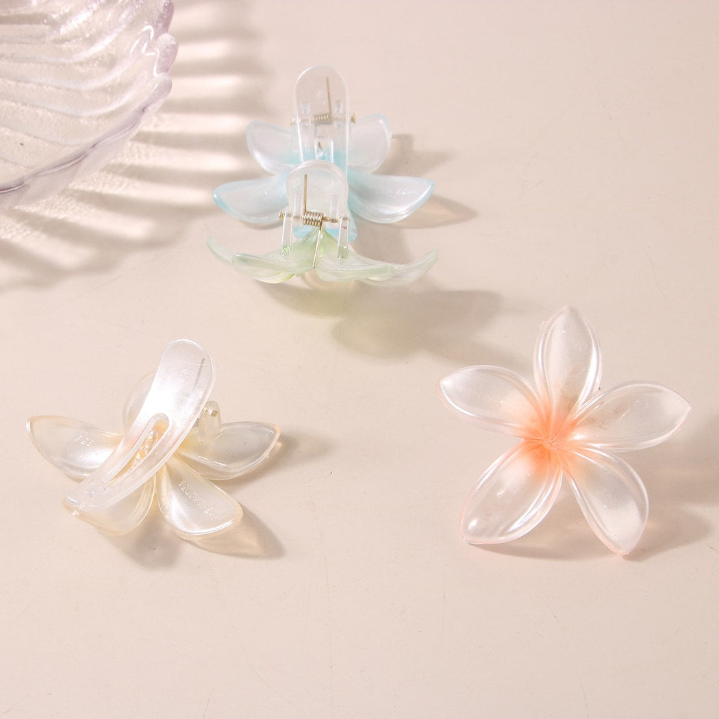 Beau - Petal Flower Duckbill Style Hair Clip
