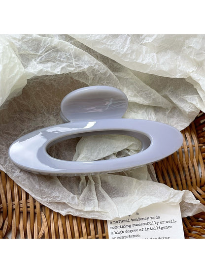 Beau - Oval Shaped Openwork Hair Claw Clip