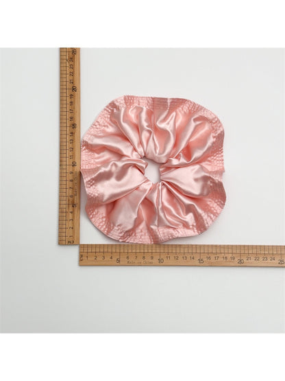 Gifty - Voluminous Satin Ruffled Scrunchies
