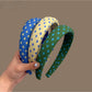 Gifty - Rounded Polka Dot Fashion Hair Headband