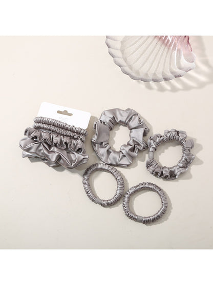 Gifty - Pastel Ruffled Hair Ties Set