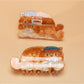 Beau - Cute Orange Acrylic Animal Hair Clip