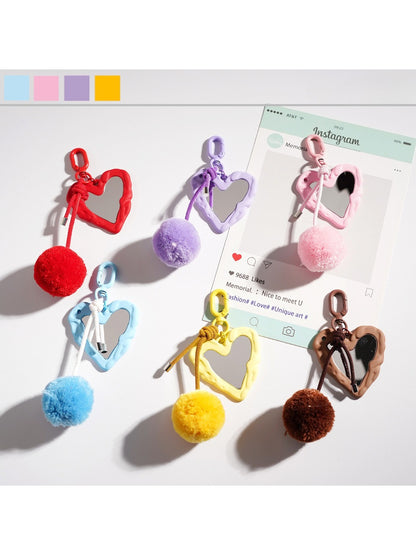 Keypus - Heart Shaped Macaron Keychain
