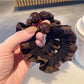 Gifty - Leopard Print Edging Hair Scrunchie
