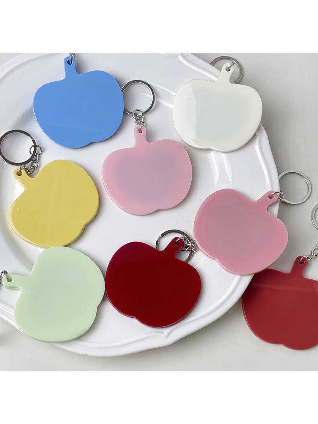 Keypus - Apple Shaped Mirror Keychain