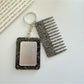 Keypus - Rectangular Glitter Comb Keychain