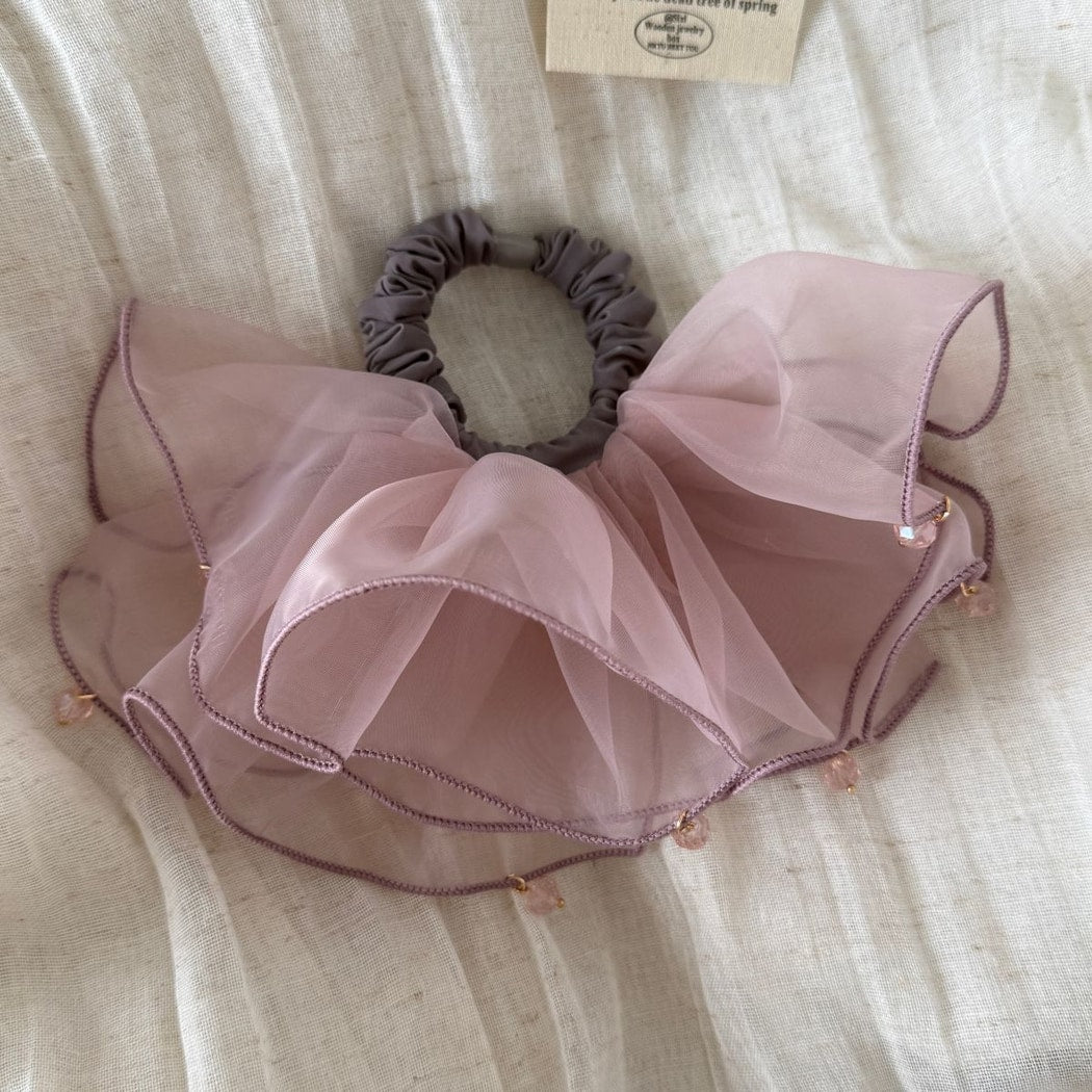 Gifty - Sheer Ruffle Organza Style Scrunchie