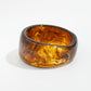 Lovra vintage ombre wide band bangle bracelet highlighting smooth finish