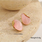 Earedge - Elegant Amber-Toned Earrings
