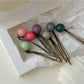 Beau - Decorative Round Ball Side Bangs Hair Clip