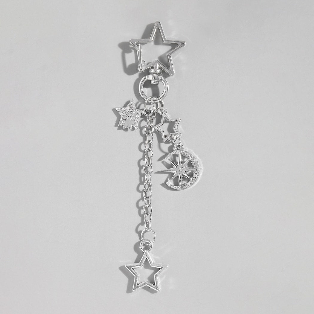 Keypus - Hollow Star Bow Pendant Keychain
