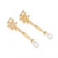Earedge - Ocean-Inspired Fish Teardrop Drop Earrings