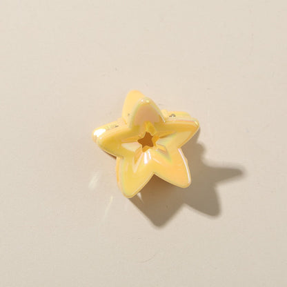 Beau - Glossy Star Shaped PS Decorative Claw Clip