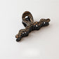 Beau - Leopard Print PC Cross Design Claw Clip