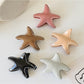 Beau - Starfish Ocean Style Glossy Claw Hair Clip