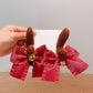 Beau - Christmas Bow Pom Pom Cartoon Hair Accessories